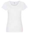 SS712 614200 Fruit of the Loom Lady Fit Original T-Shirt White colour image